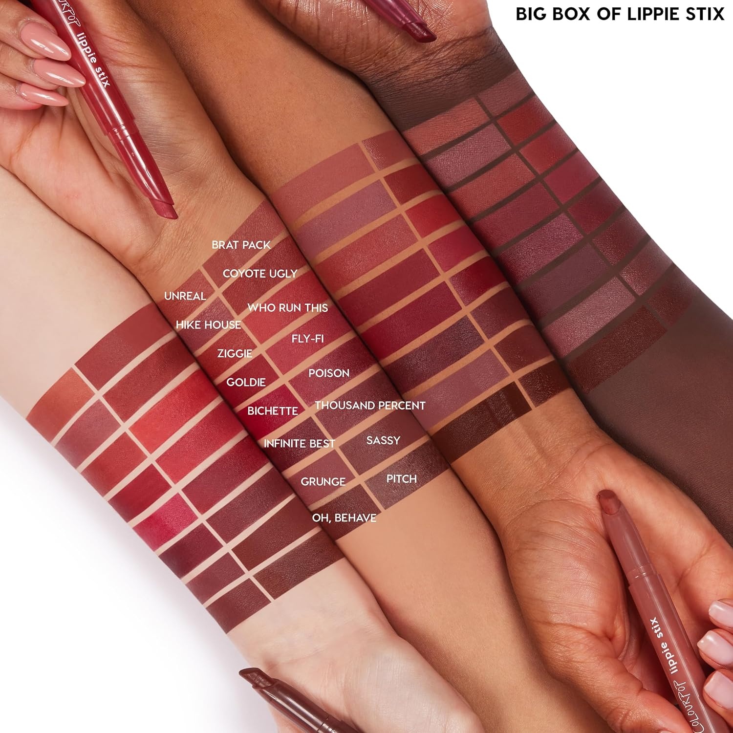 image:imageColourPop Lippie Stix LongLasting Matte Lipstick Formulated with Vitamin E amp Shea Butter for All Day Moisture Paraben and Sulfate Free After Shock 004 ozZiggie