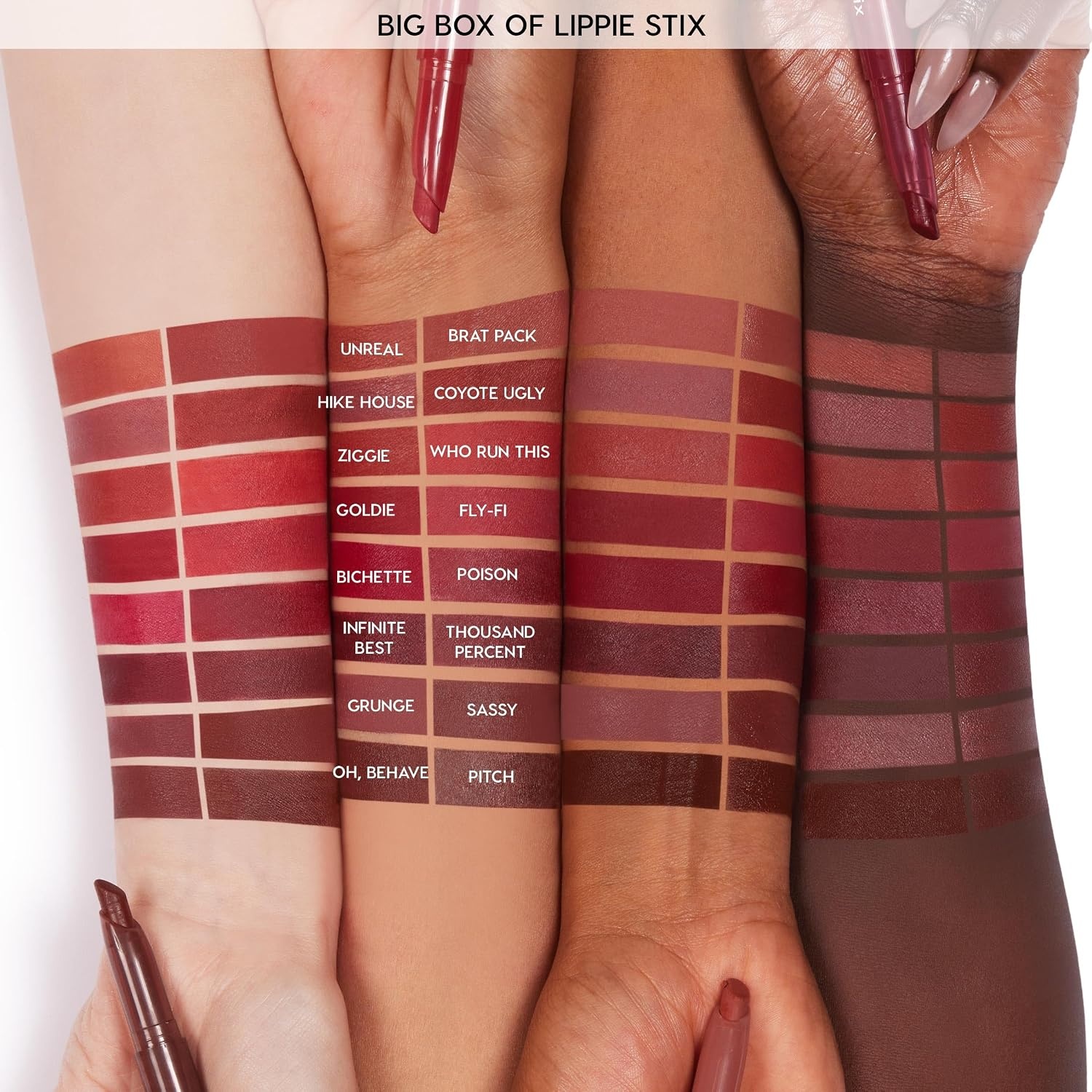 image:imageColourPop Lippie Stix LongLasting Matte Lipstick Formulated with Vitamin E amp Shea Butter for All Day Moisture Richly Pigmented Dusty Coral Lipstick Paraben and Sulfate Free Topanga 04 ozPitch