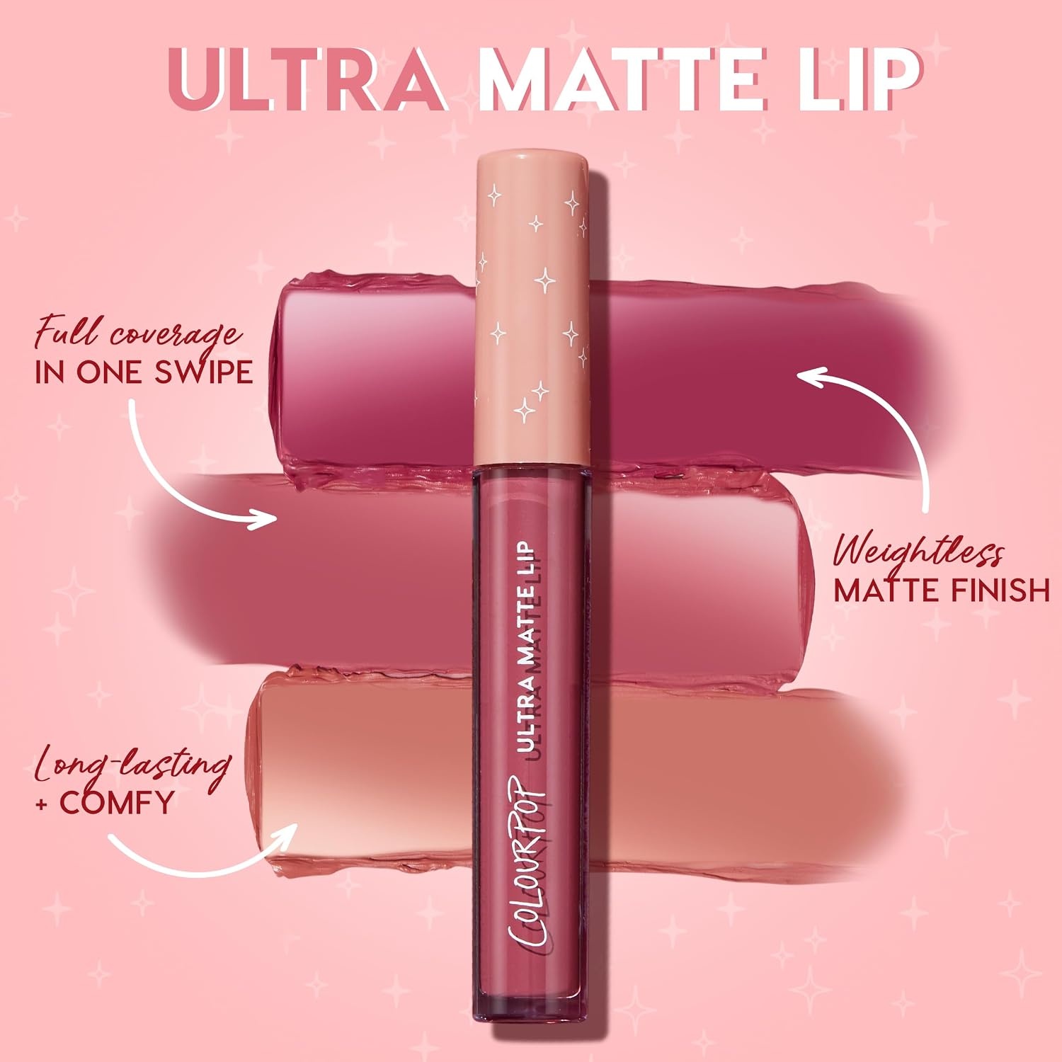 image:imageColourPop Ultra Matte Liquid Lipstick UltraPigmented Matte Lipstick with a LongLasting NonDrying Finish Delivers Full Coverage with a Smooth Flexible Feel So Me 013 ozSo Me
