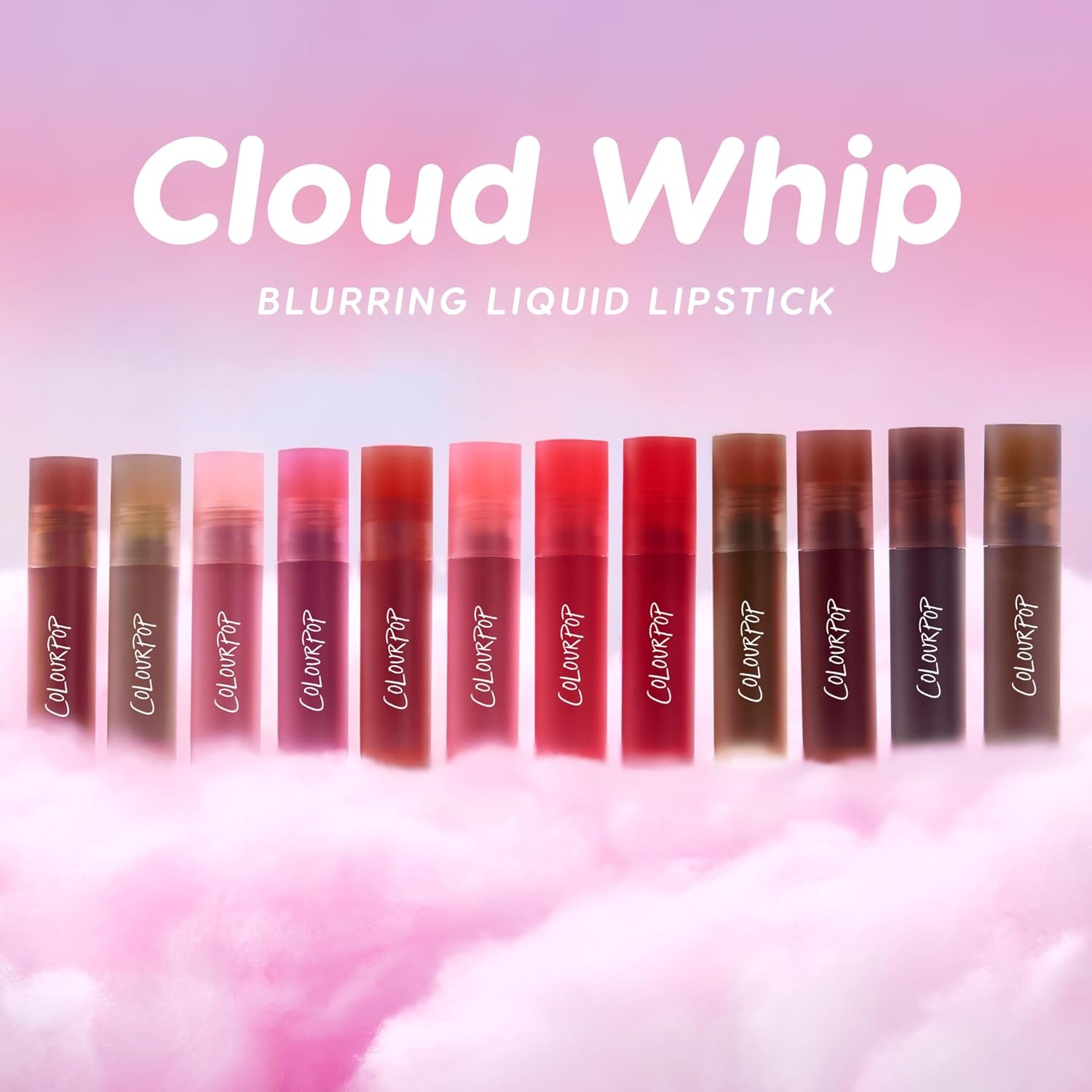 image:imageColourpop Cloud Whip Liquid Lipstick for Women Blurring Lip Stick with a Soft Finish Infused with Marshmallow Cloudberry amp Hyaluronic Acid Creamy amp NonDrying Candy Floss 012 Fl ozPretty Aura