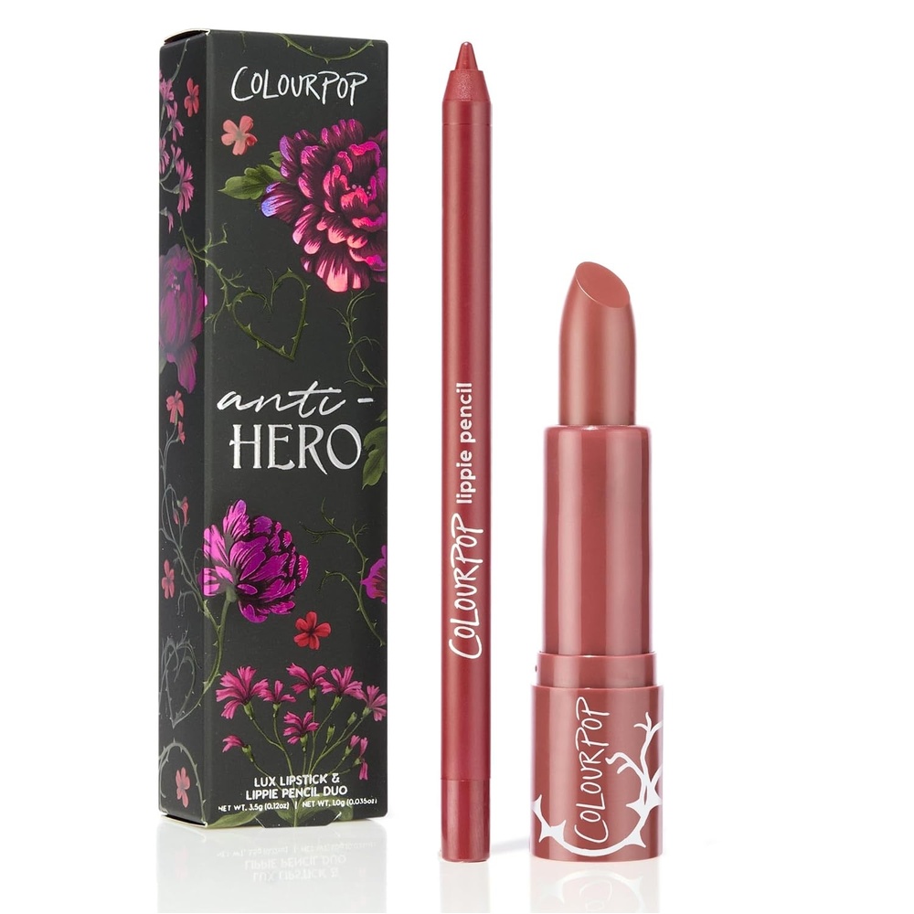 image:imageColourPop Slow Burn Lipstick amp Lip Pencil Kit 016 ozAntiHero